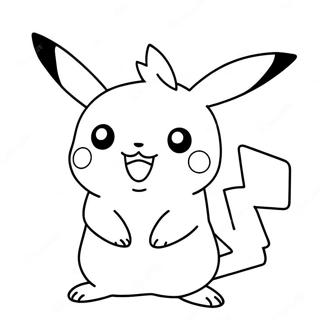 Detailliertes Pikachu Ausmalbild 24145-22220