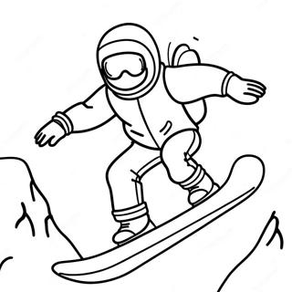 Snowboarden Ausmalbild 24334-22365