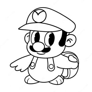 Cappy Mario Odyssey Ausmalbild 24444-22455