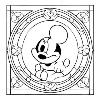 Disney Buntglas Ausmalbild 24544-22536