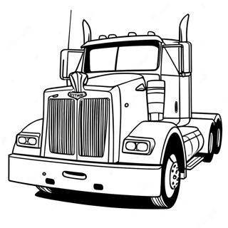 Peterbilt Lkw Ausmalbild 24584-22566