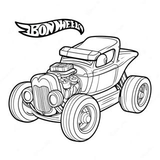 Bone Shaker Hot Wheels Ausmalbild 24635-22600