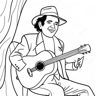 Ivan Cornejo Mit Gitarre Ausmalbild 24766-22705