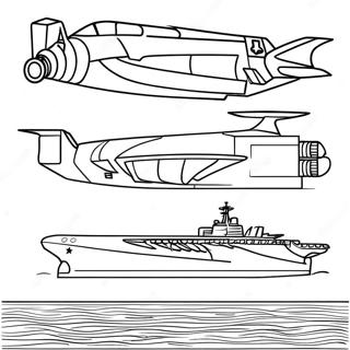 Militarflugzeugtrager Ausmalbild 25096-22972