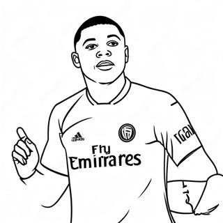 Mbappe Ausmalbild 2512-2041