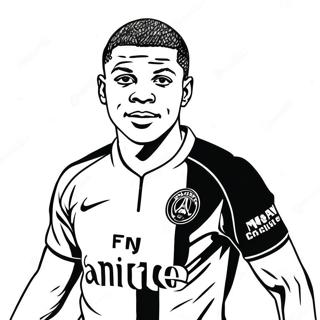 Mbappe Ausmalbild 2512-2042