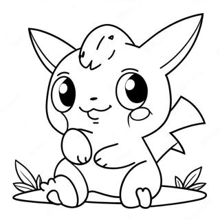 Niedliches Baby Pokemon Beim Spielen Ausmalbild 25136-23001