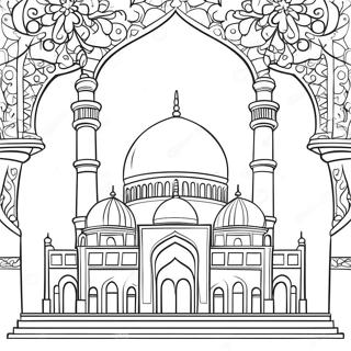 Schone Moschee Ausmalbild 2533-2071