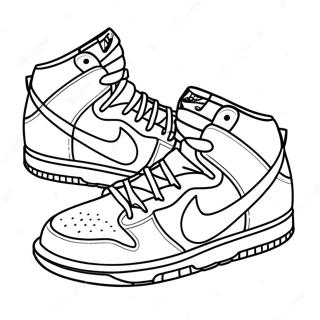 Nike Dunks Ausmalbilder