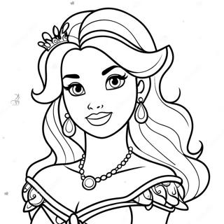 Tattooierte Disney-Prinzessin Ausmalbilder