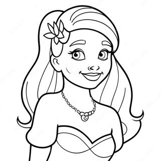 Tattooierte Disney Prinzessin Ausmalbild 25585-23359