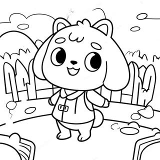 Animal Crossing Ausmalbild 2562-2091