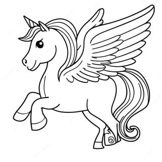 Pegasus Ausmalbild 2572-2099