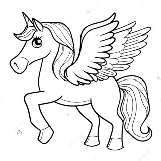 Pegasus Ausmalbild 2572-2100