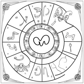 Astrologie Malvorlagen