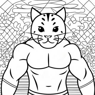 Meowscles Wwe Ausmalbild 25876-23772