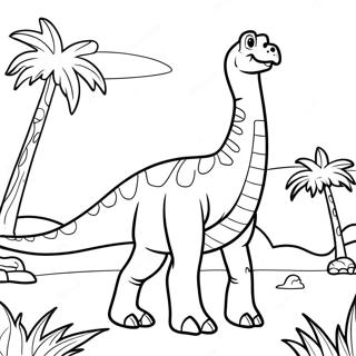 Brachiosaurus Ausmalbild 26006-23873