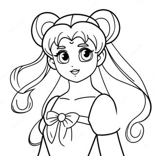 Prinzessin Serenity Sailor Moon Ausmalbild 26036-23897