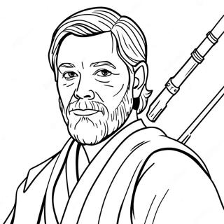 Obi Wan Kenobi Ausmalbild 26652-24378