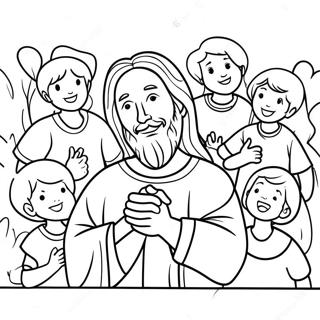 Jesus Liebt Die Kleinen Kinder Ausmalbild 26762-24468