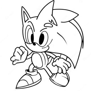 Abenteuerlicher Creme Sonic Ausmalbild 26783-24487