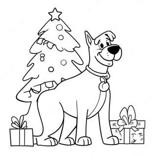 Scooby Doo Weihnachts Ausmalbild 26832-24523