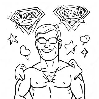 Super Dad Ausmalbild 26852-24537