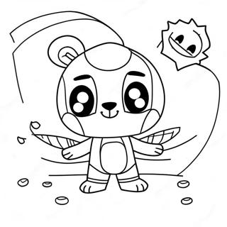 Chibi Sonne Und Mond Fnaf Charaktere Ausmalbild 27013-24671