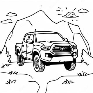 Toyota Tacoma Ausmalbilder