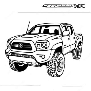 Toyota Tacoma Ausmalbild 27333-24915