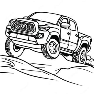 Klassisches Toyota Tacoma Off Road Ausmalbild 27334-24917