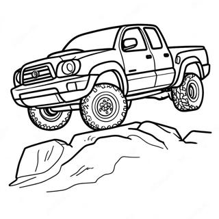 Klassisches Toyota Tacoma Off Road Ausmalbild 27334-24920