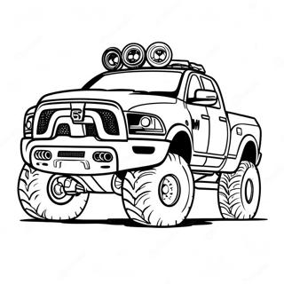 Offroad Ram Truck Ausmalbild 27514-25061