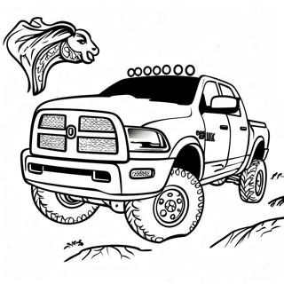 Offroad Ram Truck Ausmalbild 27514-25062