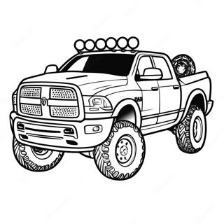 Offroad Ram Truck Ausmalbild 27514-25063