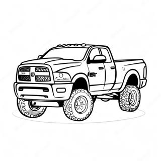 Offroad Ram Truck Ausmalbild 27514-25064