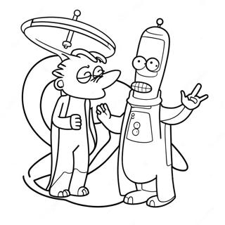 Futurama Ausmalbild 27733-25228