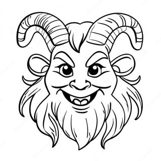 Krampus Ausmalbild 27743-25234