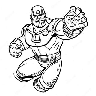 Thanos Mit Dem Infinity Handschuh Ausmalbild 27885-25341