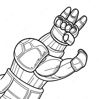 Thanos Mit Dem Infinity Handschuh Ausmalbild 27885-25343