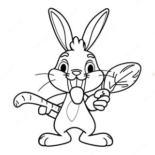 Lustiger Bugs Bunny Mit Karotte Ausmalbild 27975-25414