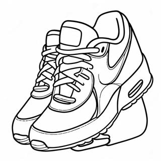 Bunte Air Max Schuhe Ausmalbild 28105-25517