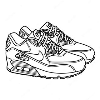 Bunte Air Max Schuhe Ausmalbild 28105-25519