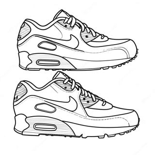 Bunte Air Max Schuhe Ausmalbild 28105-25520