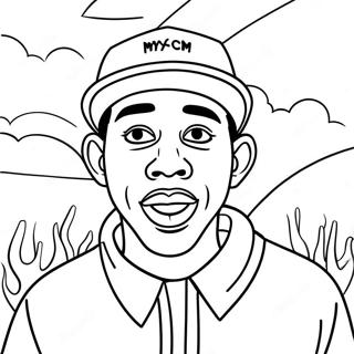 Tyler The Creator Ausmalbild 28134-25537