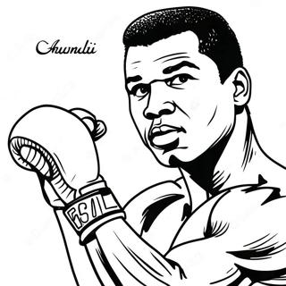 Muhammad Ali Ausmalbild 28164-25562