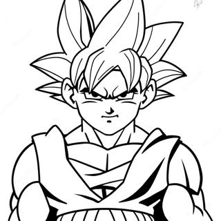 Goku Super Saiyan 4 Ausmalbild 28405-25748