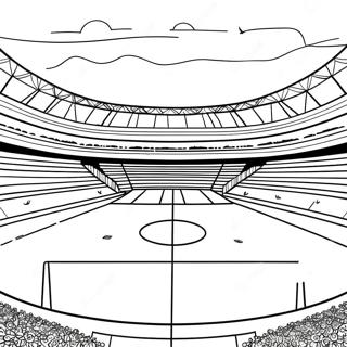 Fußballfeld Ausmalbilder