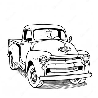 Vintage Pickup Truck Ausmalbild 28526-25846