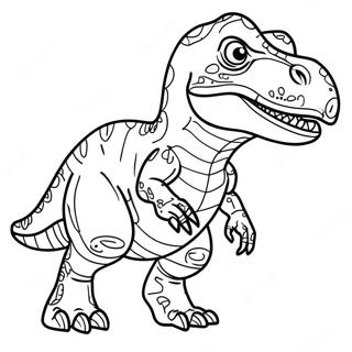 T Rex Ausmalbild 2868-2322